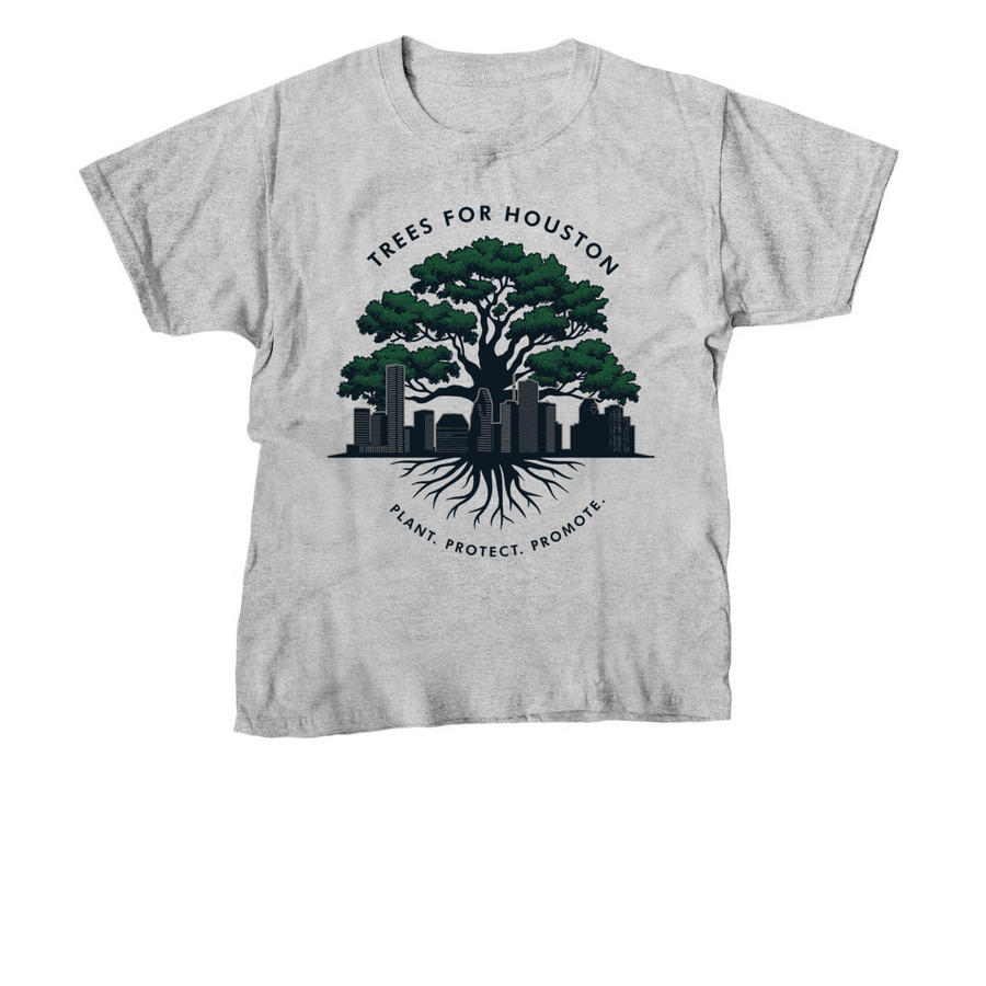 Houston Trees, a Sport Grey Youth Unisex Tee