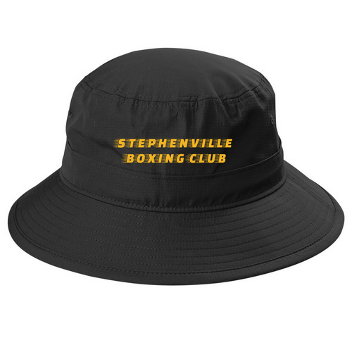 SBC SUN HAT, a Black Printed UV Bucket Hat