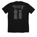 Loud for the Little Ones&nbsp;, a Solid Black Blend Premium Unisex Tee (back-view)
