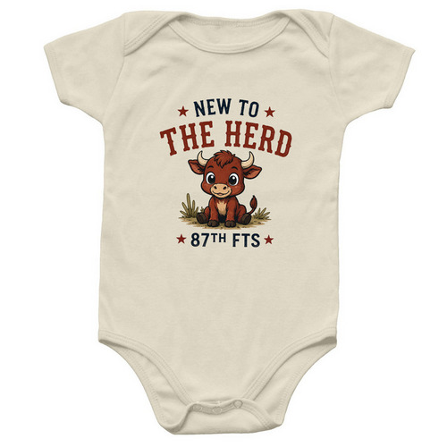 New to the Herd, a Natural Infant Onesie