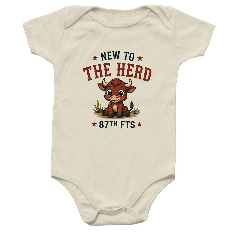 New to the Herd, a Natural Infant Onesie