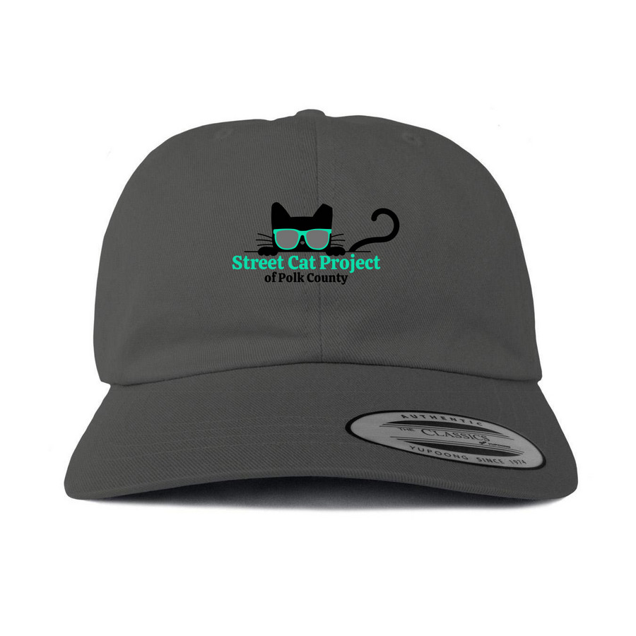Street Cat Project Hats, a Dark Gray Printed Classic Baseball Cap