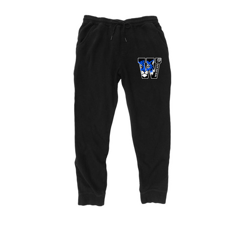 Wildcats Adult Joggers, a Black Midweight Fleece Joggers