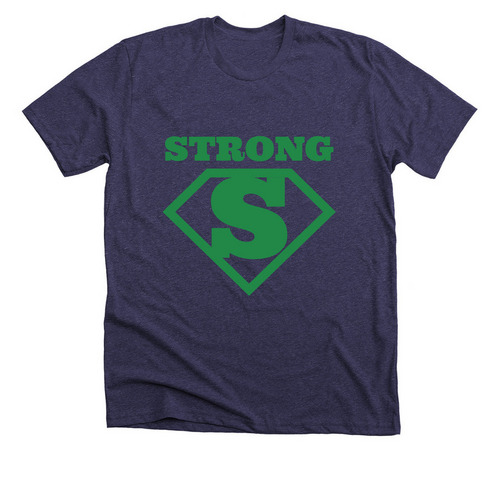 superstrong, a Heather Lapis Premium Unisex Tee