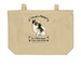 I'm Not a Pekingese, a Oyster Large Organic Cotton Tote Bag