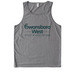 SWCA T-Shirts - Green Logo on Front, a Aluminum Grey Allmade Eco Triblend Tank