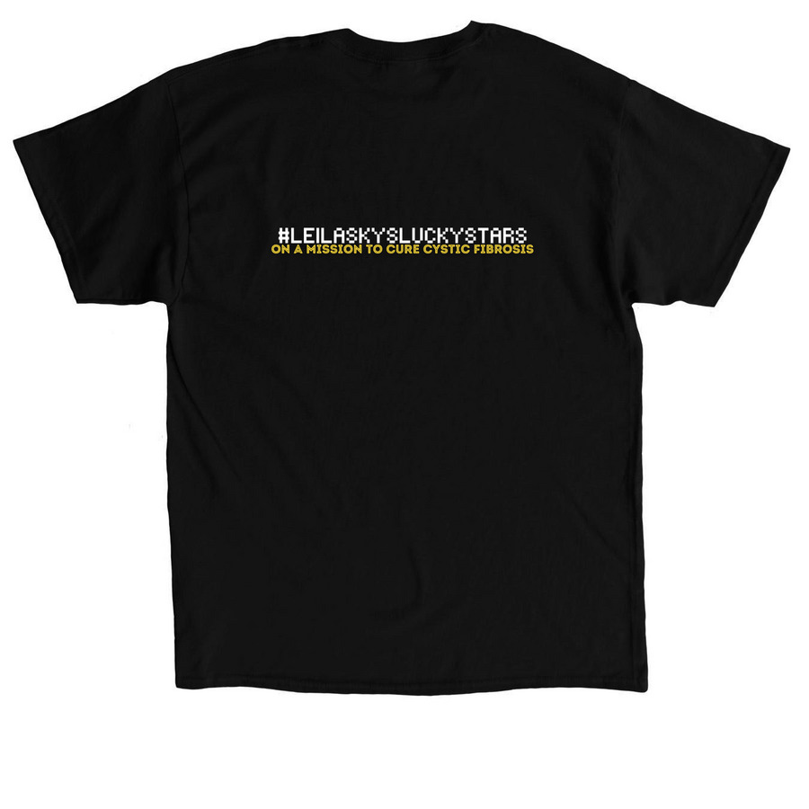 Cystic Fibrosis T-Shirt Campaign!, a Black Classic Unisex Tee (back-view)