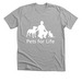 PFL_White Logo, a Athletic Heather Premium Unisex Tee