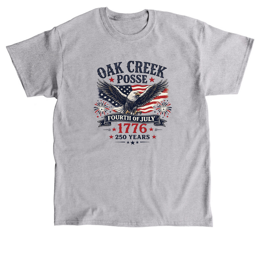 OAK CREEK 4TH OF JULY, a Sport Grey Classic Unisex Tee