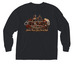 TCFU Chrissy Pocket Tees, a Black Comfort Colors Long Sleeve Pocket Tee (back-view)