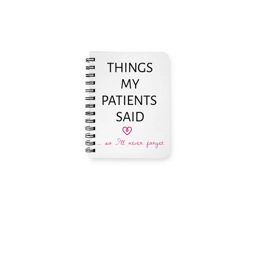 Patient Journal, a White Spiral Notebook