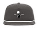 The Cover, a Charcoal/ White Printed Umpqua Snapback Cap