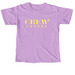 YELLOW Crew Logo & Trolley, a Neon Violet Comfort Colors Unisex Tee