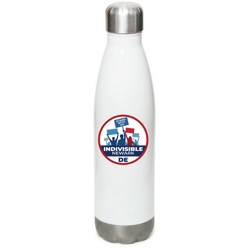 Stainless Steel Water Bottle, a White Stainless Steel Water Bottle