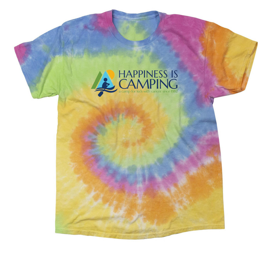 Happiness Is Camping Apparel, a Eternity Classic Tie Dye Tee
