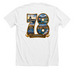 Anchored Through Deployment 25-26 Shirt, a Solid White Blend Premium Unisex Tee (back-view)