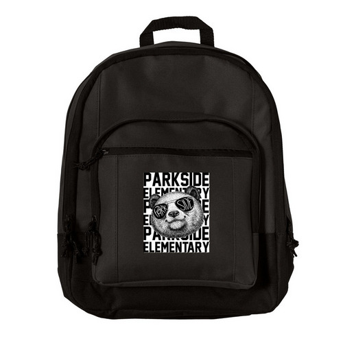 Panda Backpack, a Black Everyday Backpack