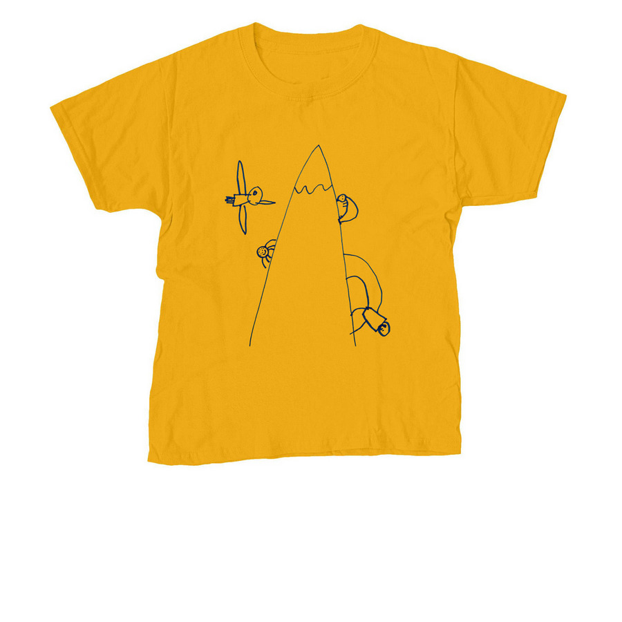 wow, a Gold Youth Unisex Tee