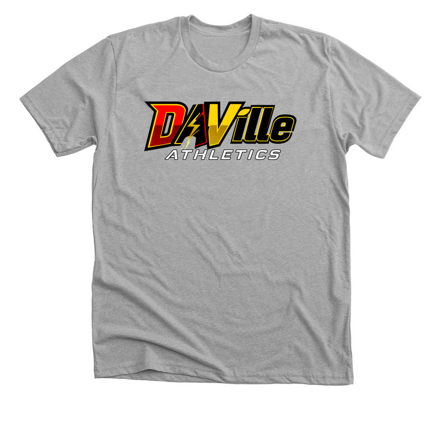 Da Ville Athletetics, a Athletic Heather Premium Unisex Tee