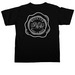 Bookish Babes and Brews, a Black Comfort Colors Unisex Tee (back-view)