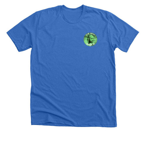 The Spot (Car Cruise In LLC) Merch, a Heather True Royal Premium Unisex Tee