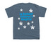 Le Bonheur Children's Hospital, a Indigo Youth Unisex Tee (back-view)