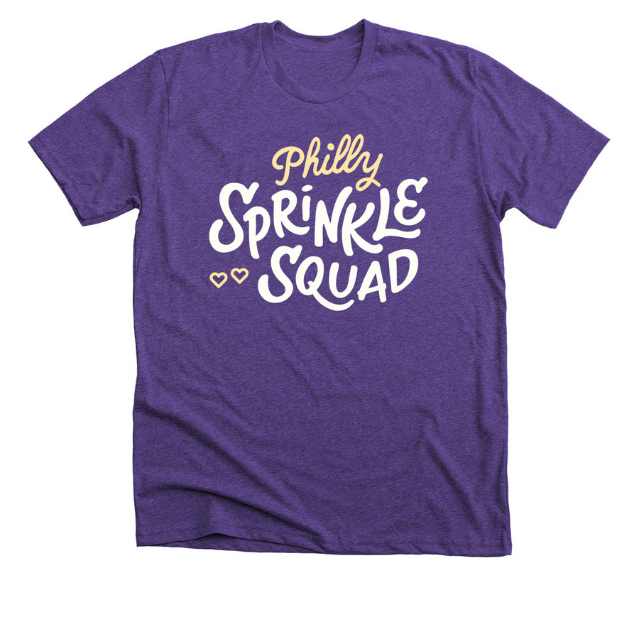 Join the Sprinkliest Squad ???, a Heather Team Purple Premium Unisex Tee