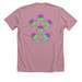 WASTEMNA, a Heather Orchid Premium Unisex Tee (back-view)