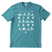 Life in the Bike Lane, a Oceanic Teal Allmade Heavyweight Recycled Cotton Tee