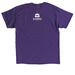 When Hate is Loud, LOVE MUST BE LOUDER, a Purple Classic Unisex Tee (back-view)