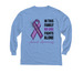 In this Family tee, a Carolina Blue Youth Long Sleeve Tee