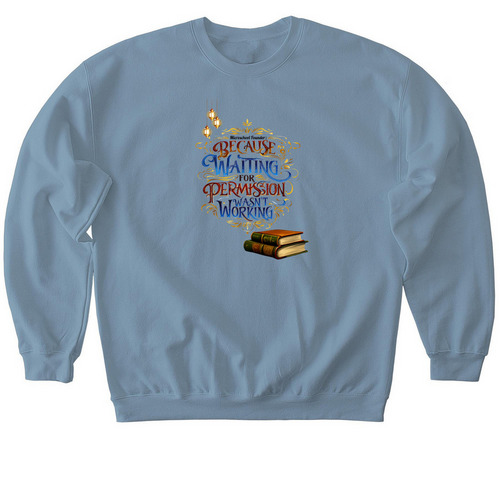 Microschool Campaign, a Stone Blue Softstyle Crewneck Sweatshirt