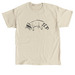 Amberglow Racoon Tee, a Sand Classic Unisex Tee