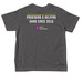 Toddler SATB2 Awareness Day Swag, a Charcoal Toddler Tee (back-view)
