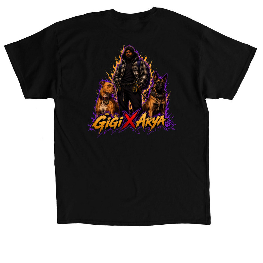 House Of Divas&nbsp;, a Black Classic Unisex Tee (back-view)