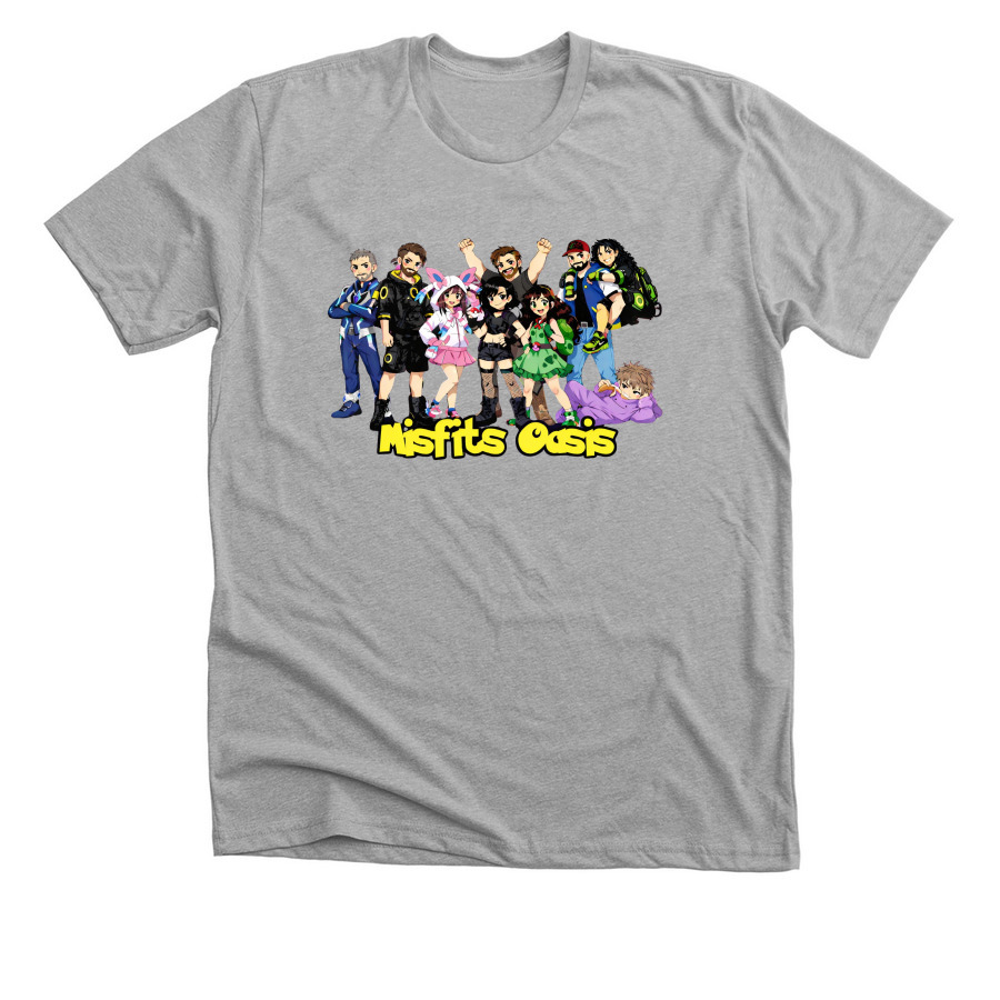 The Misfits, a Athletic Heather Premium Unisex Tee