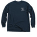 Exercise is Medicine - Greens & Blues, a Navy Classic Long Sleeve Tee
