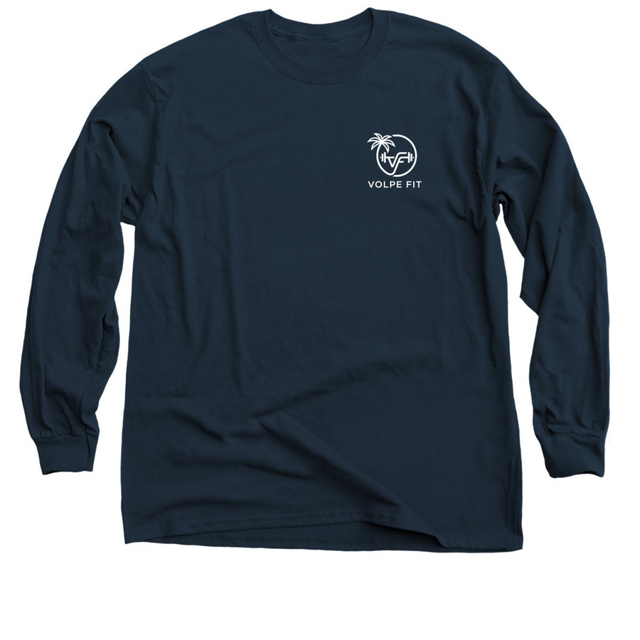 Exercise is Medicine - Greens & Blues, a Navy Classic Long Sleeve Tee