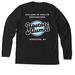Retro CHP Alumni Gear, a Solid Black Blend Premium Long Sleeve Tee (back-view)