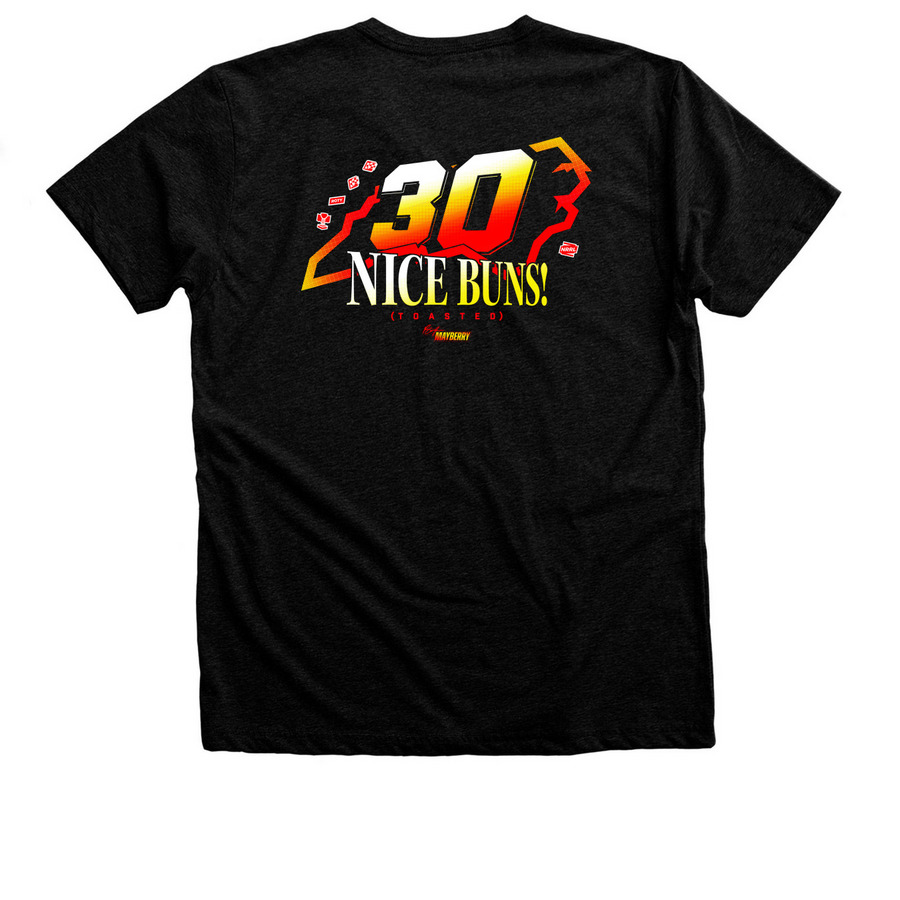 Brayden Mayberry Season 10 Champion Tee, a Black Heather Premium Unisex Tee (back-view)