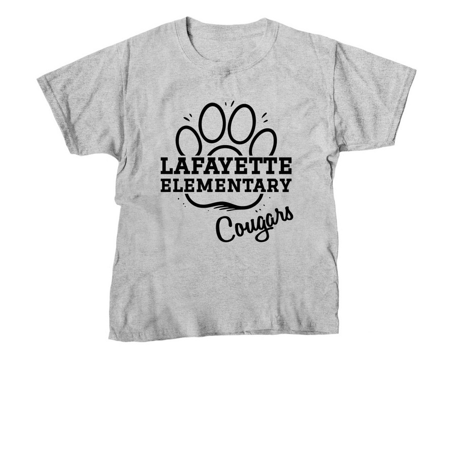 Paw Cougars, a Sport Grey Youth Unisex Tee