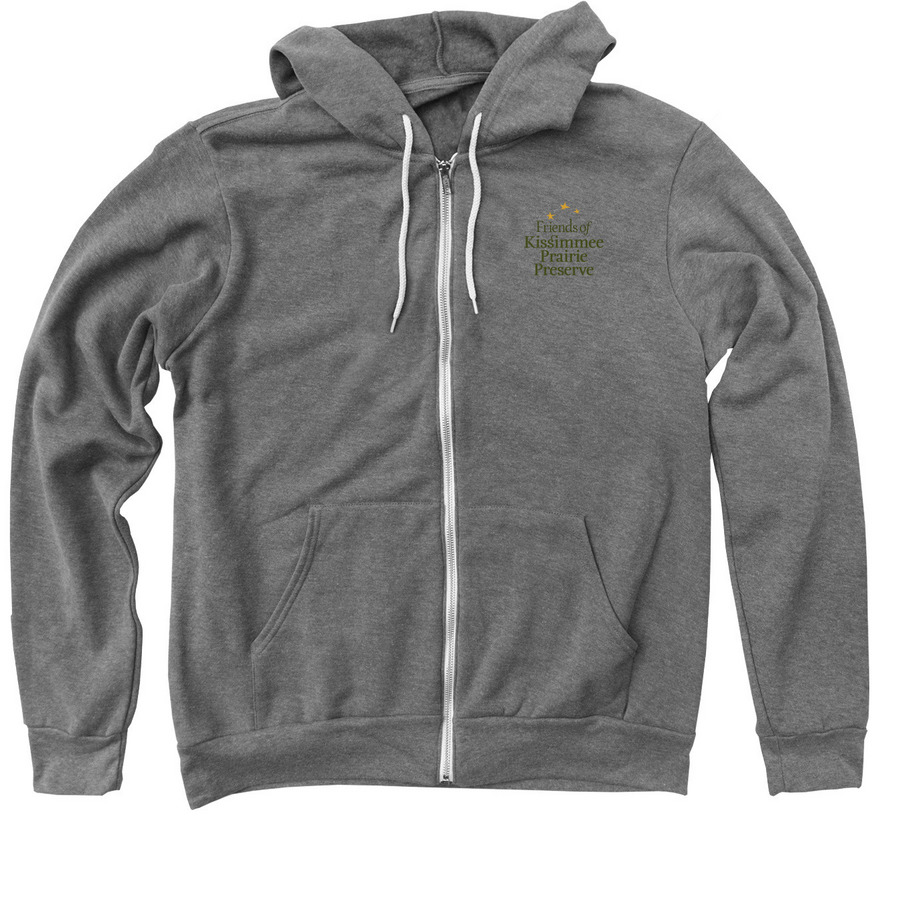 Friend of KPP - Long Sleeves, a Deep Heather Zip Up Hoodie