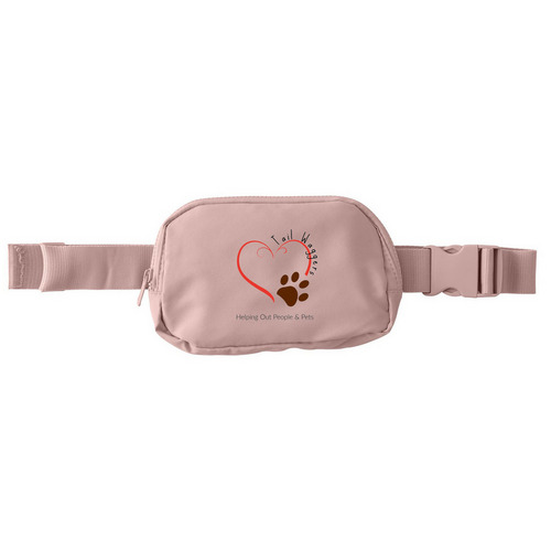 Tail Waggers HOPP Hip Bag, a Rose Quartz Matte Hip Pack