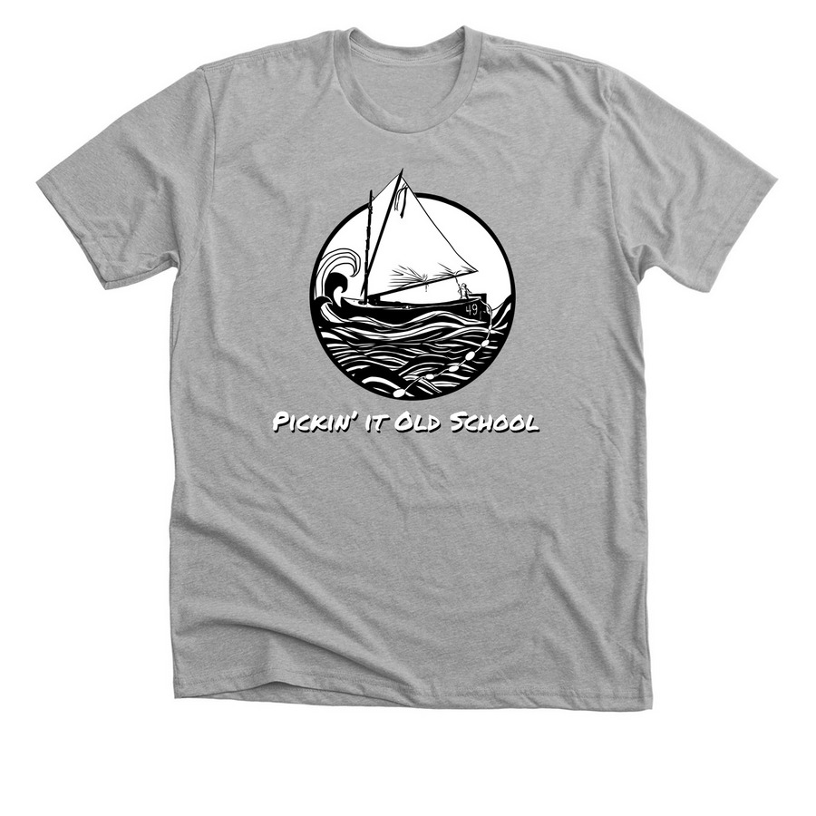 Pickin? it Old School&nbsp;, a Athletic Heather Premium Unisex Tee