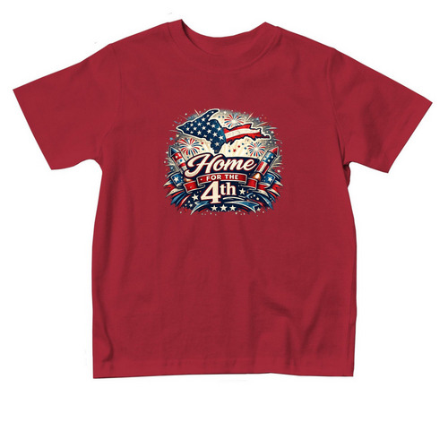 Home For The 4th - Toddler&nbsp;, a Red Toddler Tee