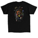 UPSTAIRS, a Black Classic Unisex Tee (back-view)