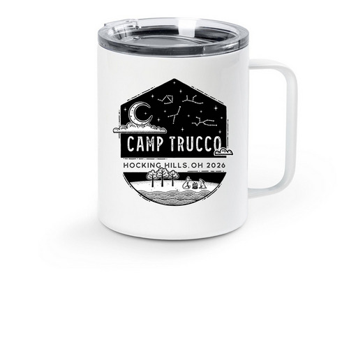 2026 Camp Steel Mug, a White Stainless Steel Travel Mug