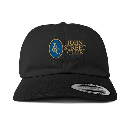 John Street Club Merchandise, a Black Printed Classic Baseball Cap