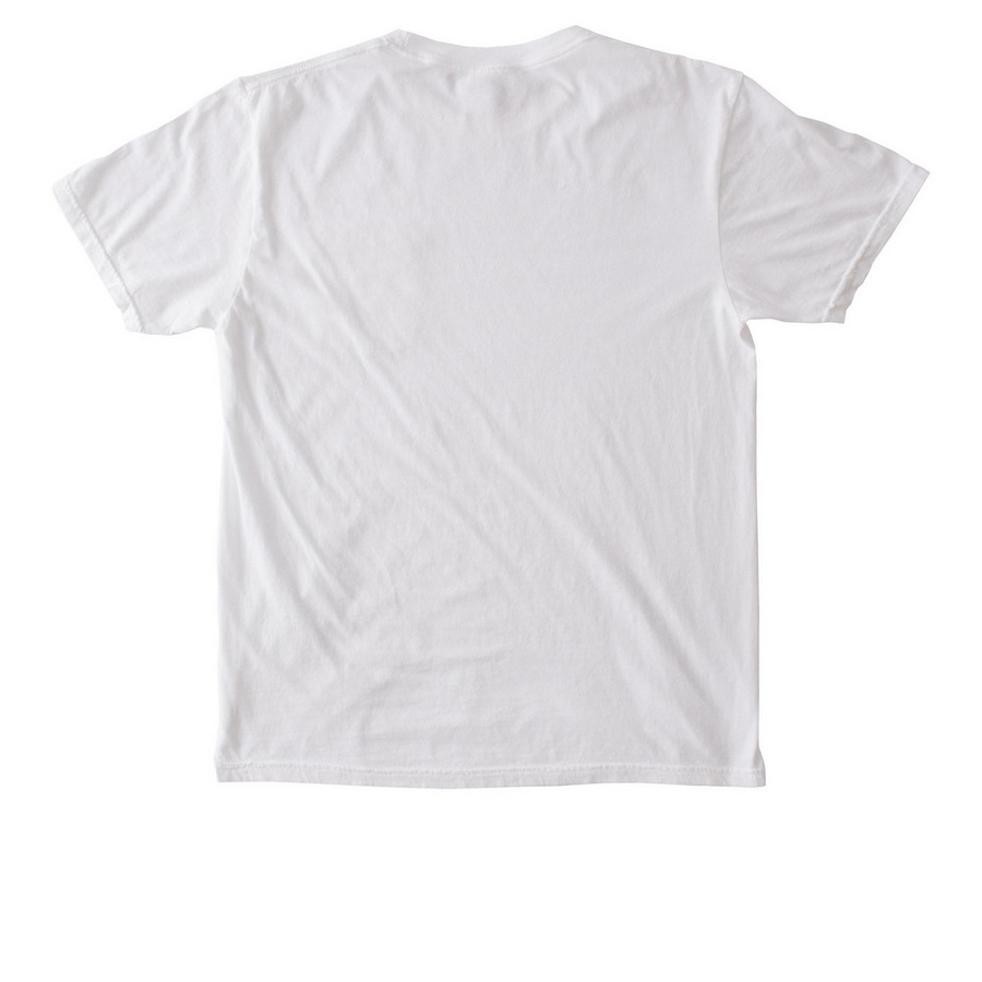 PSH! Pocket Tees, a White Comfort Colors Pocket Tee (back-view)