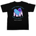 Guilderland EMS Suicide Prevention Awareness, a Black Comfort Colors Unisex Tee (back-view)